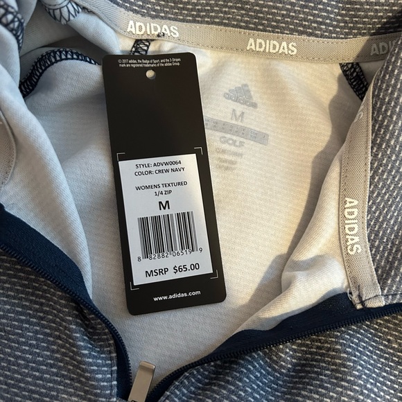 Adidas Quarter Zip Pull Over - Picture 2 of 3